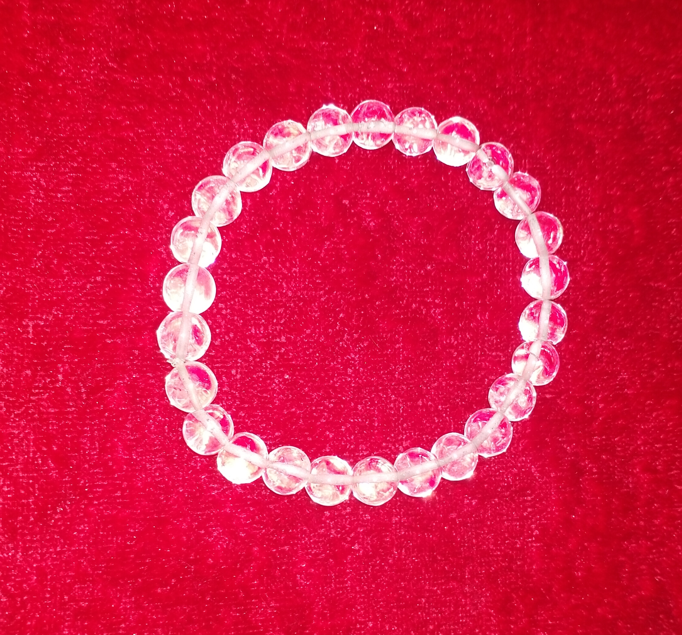 Rose Quartz with Tulsi Bracelet - bring back love and romance in life