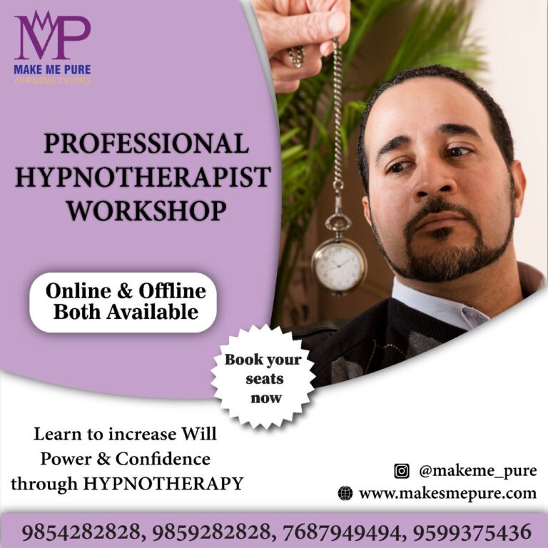 Hypnotherapist workshop Make me pure