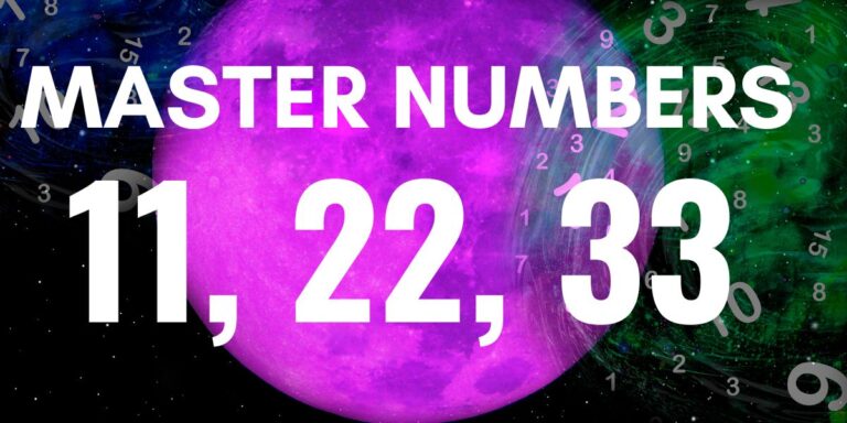 Master Number Numerology, what is master number, how to calculate master number, master number 11 destiny, master number 22 powers